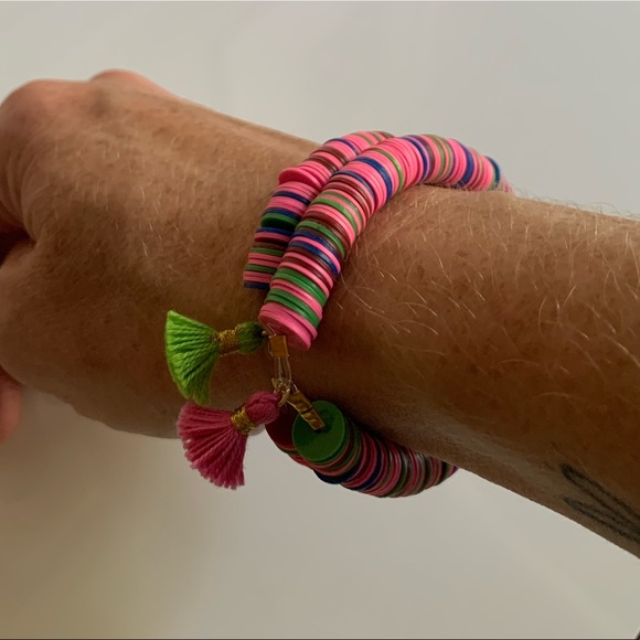 Handmade beaded bracelets with tassel - Picture 4 of 4